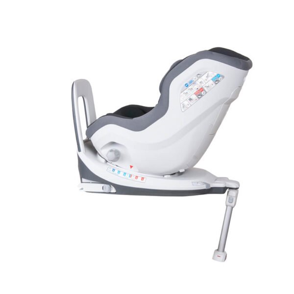 Scaun auto MOKKA rotativ 360 grade cu ISOFIX 0 18 kg Black Coletto