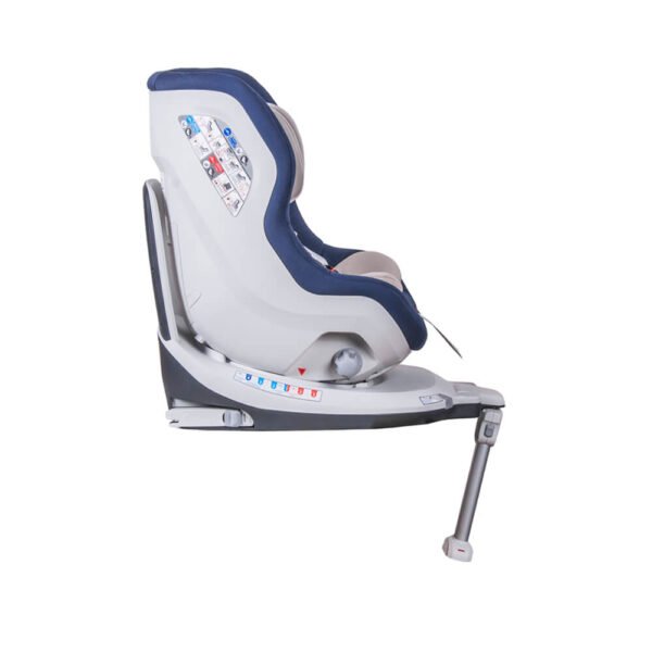 Scaun auto MOKKA rotativ 360 grade cu ISOFIX 0 18 kg Navy Coletto
