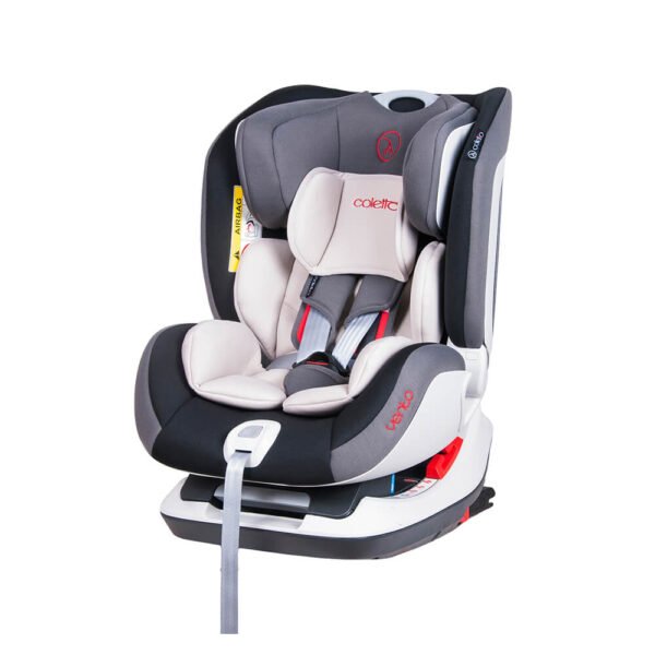 Scaun auto Vento cu Isofix si Top Tether 0 25 kg Grey Coletto