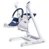 Scaun de masa cu leagan electric Caretero INDIGO 2 in 1 Navy 2