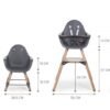 Scaun de masa reglabil in inaltime Childhome Evolu 2 NaturalAntracit 1