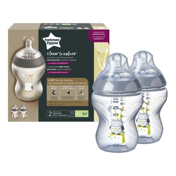 Set 2 biberoane Tommee Tippee Easy Vent 260 ml 2