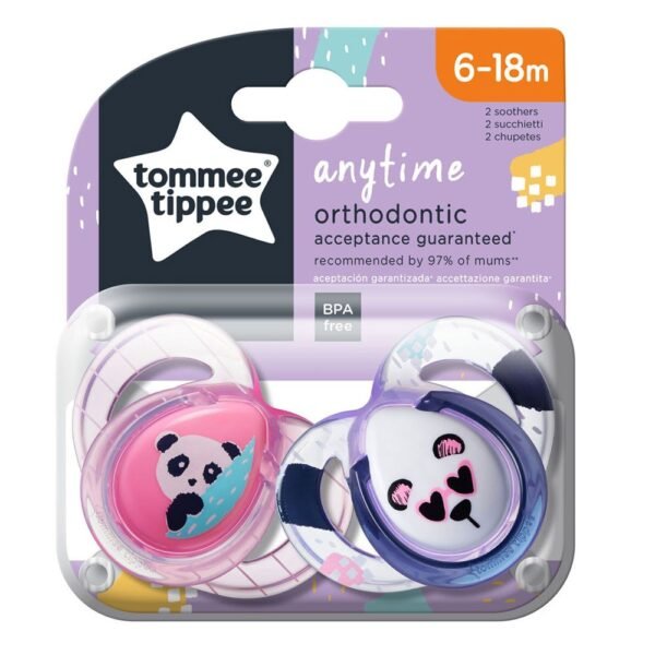 Set 2 suzete ortodontice Tommee Tippee Anytime 6 18 luni