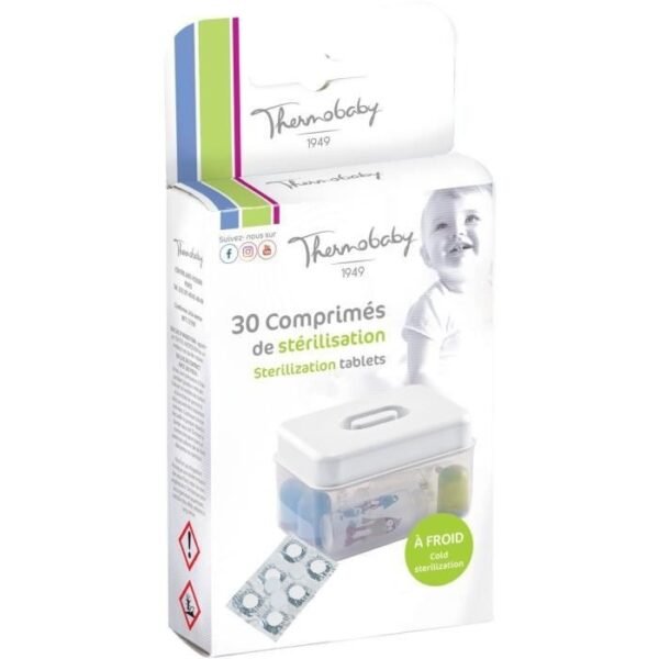 Set 30 tablete pentru sterilizare la rece Thermobaby