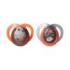 Set Suzete Ortodontice de Noapte Tommee Tippee 0 6 Luni 2 buc Gri Portocaliu 1