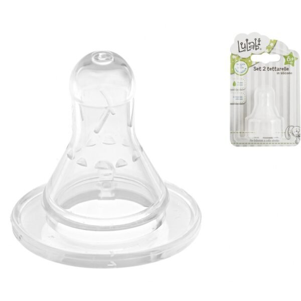Set tetine de silicon cu flux rapid Lulabi 8090003
