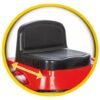Tractor cu pedale Pilsan Active 07 314 red 3