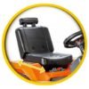 Tractor cu pedale Pilsan Super Excavator 07 297 orange 2
