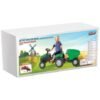 Tractor cu pedale si remorca Pilsan Active with Trailer 07 316 green 2