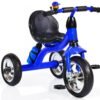 Tricicleta cu roti din cauciuc Byox Cavalier Blue 1