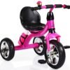 Tricicleta cu roti din cauciuc Byox Cavalier Pink 1