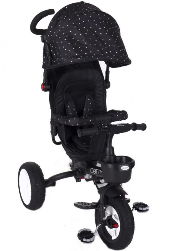 Tricicleta cu sezut reversibil Dotty Black