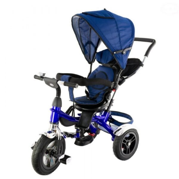 Tricicleta cu sezut reversibil eurobaby t307 albastru