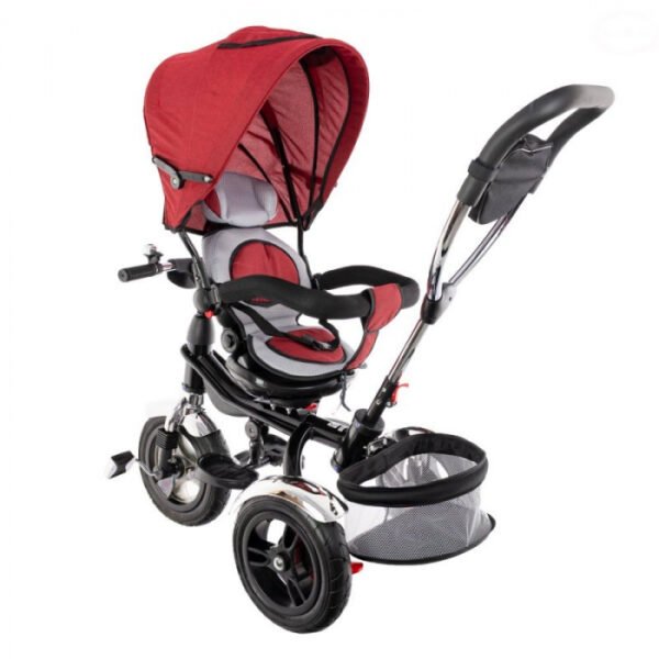 Tricicleta cu sezut reversibil eurobaby t307 rosu