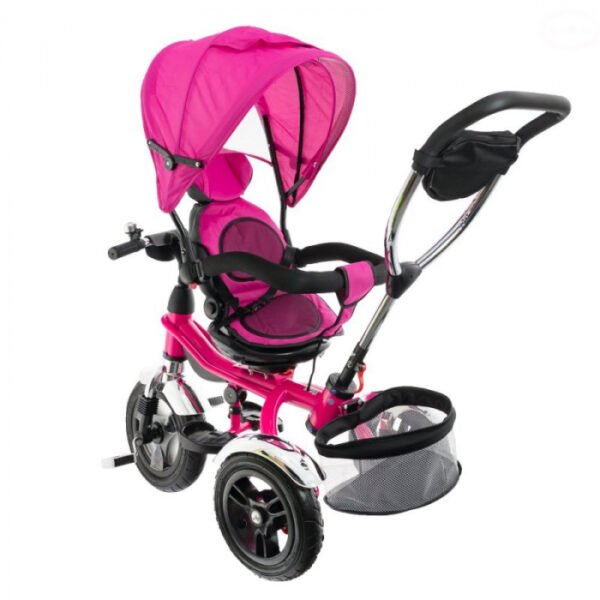 Tricicleta cu sezut reversibil eurobaby t307 roz