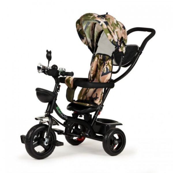 Tricicleta cu sezut rotativ ecotoys jm 066 9 camuflaj