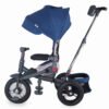 Tricicleta multifunctionala cu roti gonflabile Coccolle Corso Albastru 2
