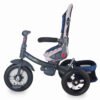 Tricicleta multifunctionala cu roti gonflabile Coccolle Corso Albastru 7