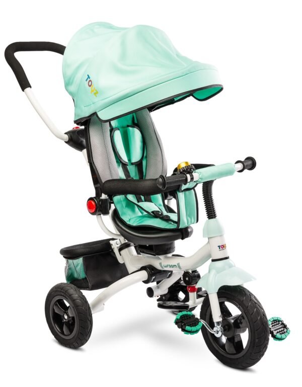 Tricicleta pliabila cu scaun reversibil toyz wroom turquoise