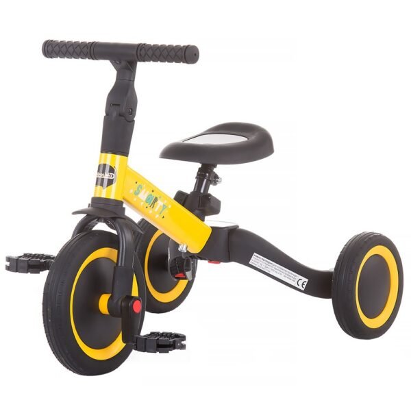Tricicleta si bicileta Chipolino Smarty 2 in 1 yellow 6