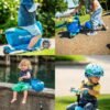 Trotineta Micro Mini2go Deluxe Blue 3