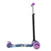 Trotineta aluminiu cu 3 roti pentru fete peste 3 ani Byox Moni Rapture violet cu luminite 1