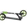 Trotineta aluminiu pliabila cu 2 roti pentru baieti peste 8 ani Moni Byox 2W D007X negru si verde 1