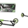 Trotineta aluminiu pliabila cu 2 roti pentru baieti peste 8 ani Moni Byox 2W D007X negru si verde 3