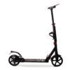 Trotineta aluminiu pliabila cu 2 roti unisex peste 8 ani Byox Plexus negru cu amortizor 1
