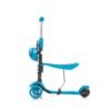 Trotineta cu scaun 3 roti pentru baieti peste 3 ani Chipolino Kiddy Evo albastru cu luminite 2