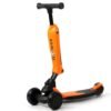 Trotineta cu scaun 3 roti unisex peste 1 an Chipolino 2 in 1 X press portocaliu cu luminite 3