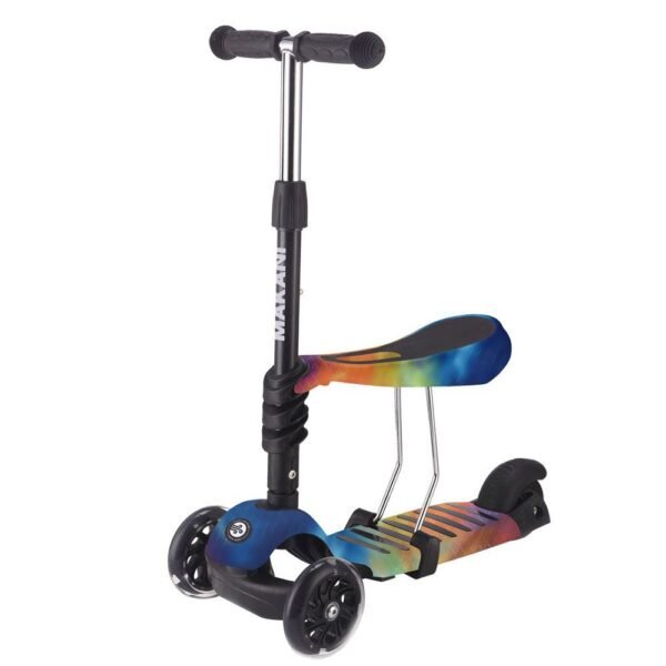 Trotineta cu scaun cu 3 roti unisex peste 1 an Kikka Boo Makani Picasso