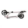 Trotineta cu suspensii si frana pe disc Byox Plexus White 1