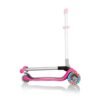 Trotineta globber primo cu lumini pliabila culoare roz 6